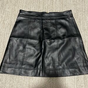 Jcrew Factory faux leather mini skirt size 2